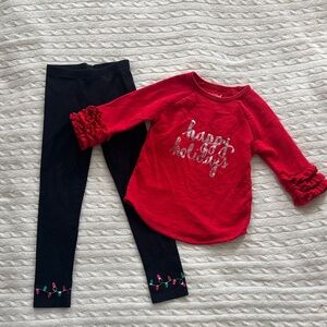 Cat & Jack Happy Holidays Outift